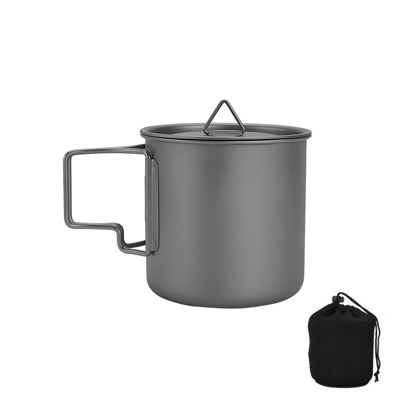 Camping Cooking Organizer - Caneca de Camping em Titânio com
