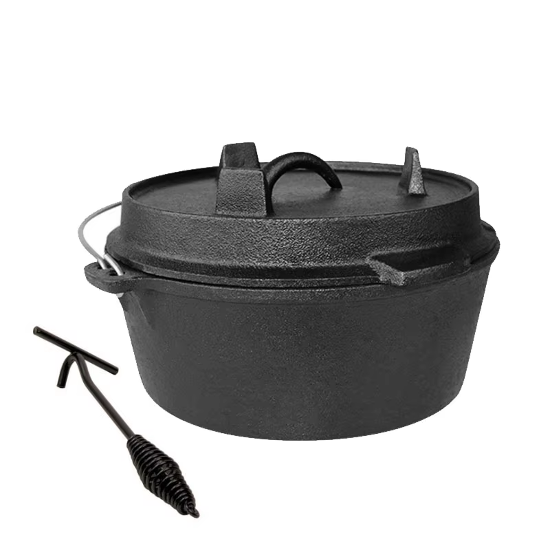 Camp Dutch Oven Cast - Panela de Ferro Fundido de 25cm