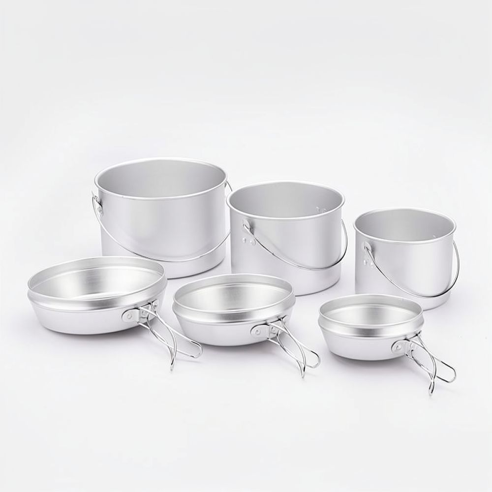 Conjunto de panelas e frigidei - Camping Cooking Dining Set avaliação e preço